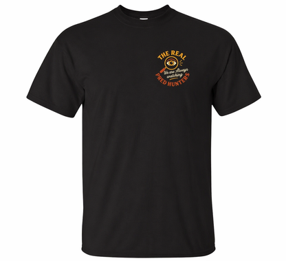 Pred Hunters "We Are Always Watching" Orange & Red Color Logo